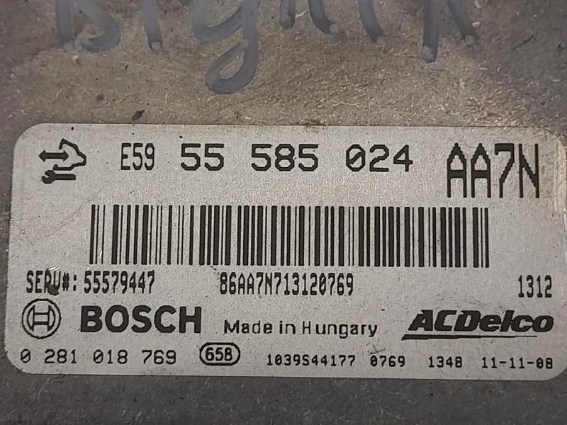 Centralina Iniezione 55585024AA7N Opel Insignia A 2013