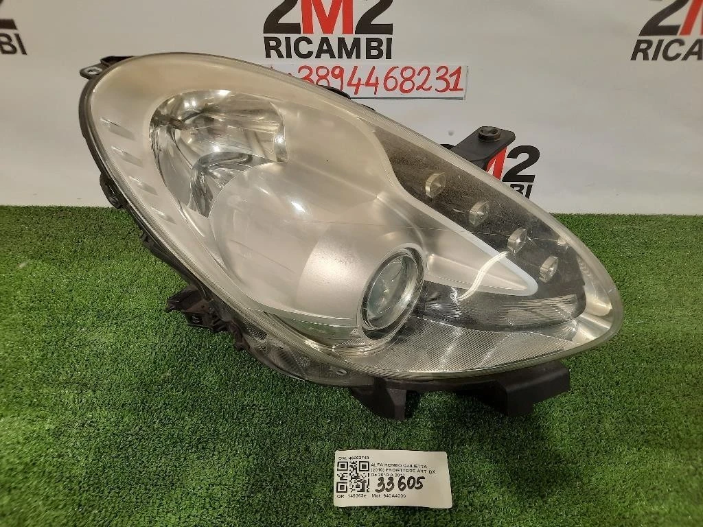 Proiettore ANT DX 46602748 Alfa Romeo Giulietta 2010