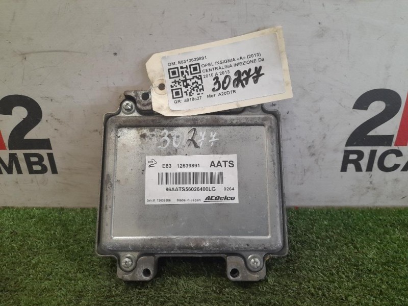 Centralina Iniezione E8312639891 Opel Insignia A 2013