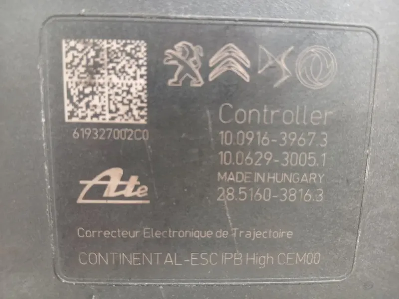 Pompa ABS ANT 9833189680 Citroen DS3 Crossback 2018