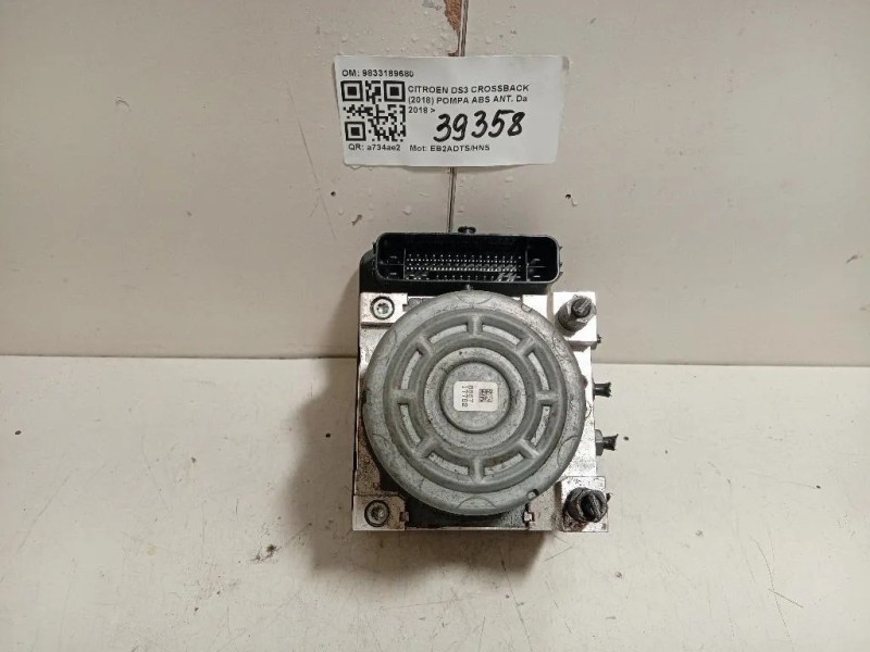Pompa ABS ANT 9833189680 Citroen DS3 Crossback 2018