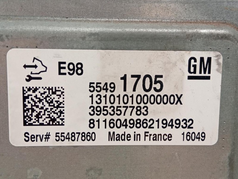 Centralina Iniezione 55491705 Opel Insignia A 2013