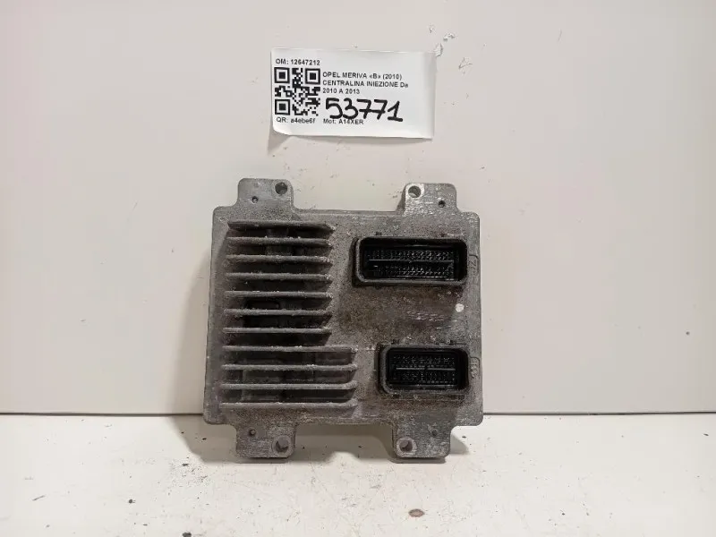 Centralina Iniezione 12647212 Opel Meriva B 2010
