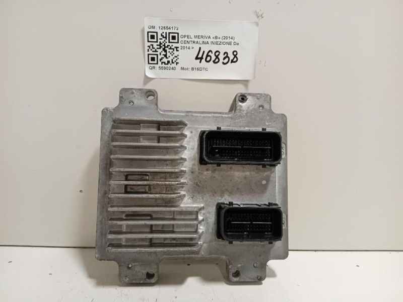 Centralina Iniezione 12654172 Opel Meriva B 2014