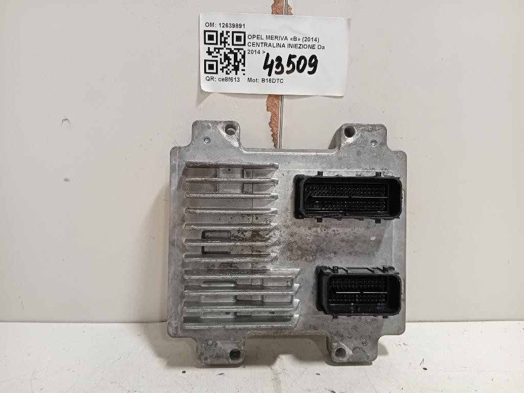 Centralina Iniezione 12639891 MOTORE ECU Opel Meriva B 2014