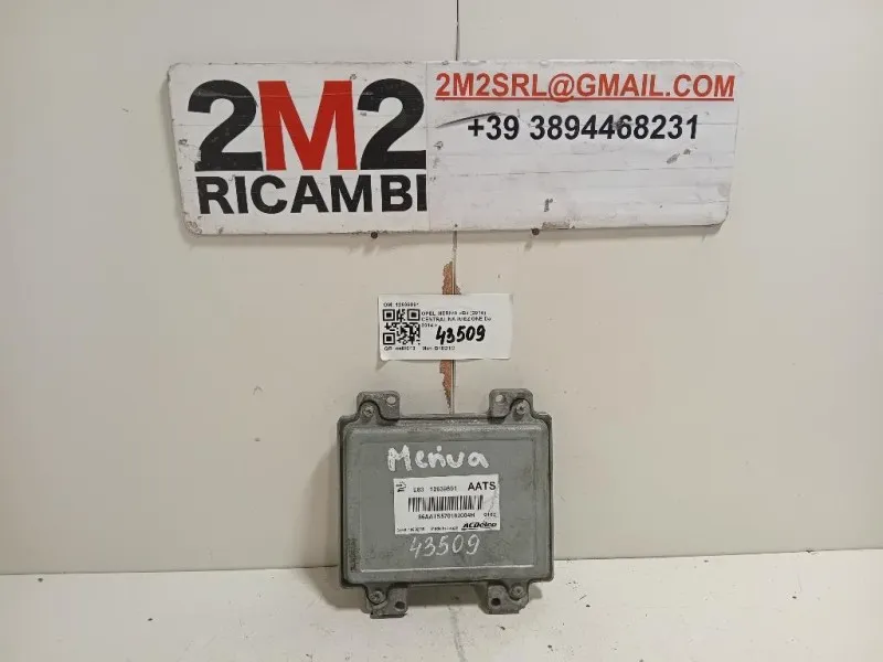 Centralina Iniezione 12639891 MOTORE ECU Opel Meriva B 2014