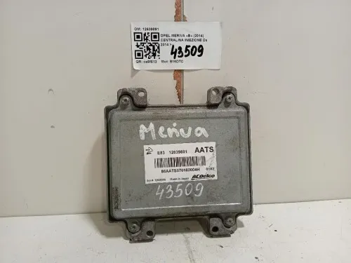 Centralina Iniezione 12639891 MOTORE ECU Opel Meriva B 2014
