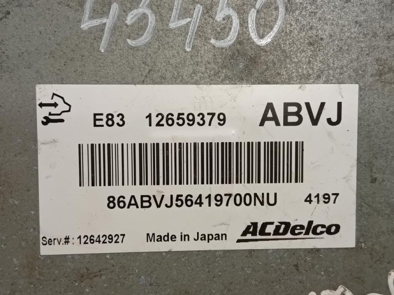 Centralina Iniezione 12659379 Opel Meriva B 2014