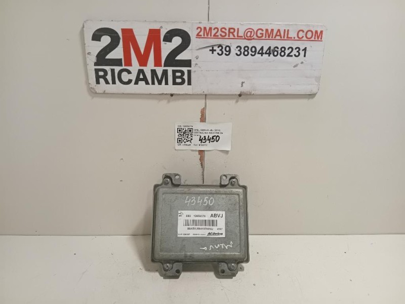 Centralina Iniezione 12659379 Opel Meriva B 2014