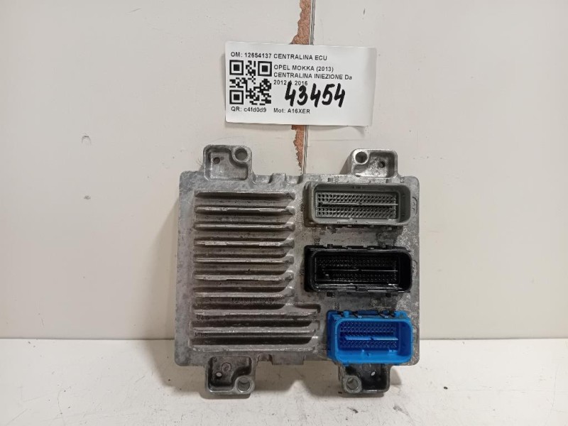 Centralina Iniezione 12654137 CENTRALINA ECU Opel Mokka 2013