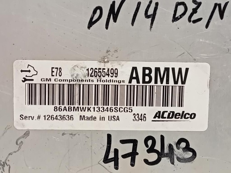 Centralina Iniezione 12655499 Opel Mokka 2013