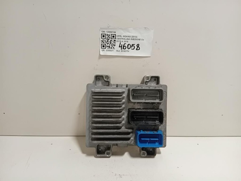 Centralina Iniezione 12669749 Opel Mokka 2013