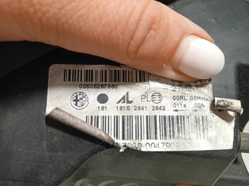 Proiettore ANT DX 00505267560 Alfa Romeo Giulietta 2013