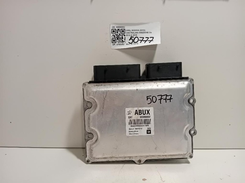 Centralina Iniezione 55596662 Opel Mokka 2013