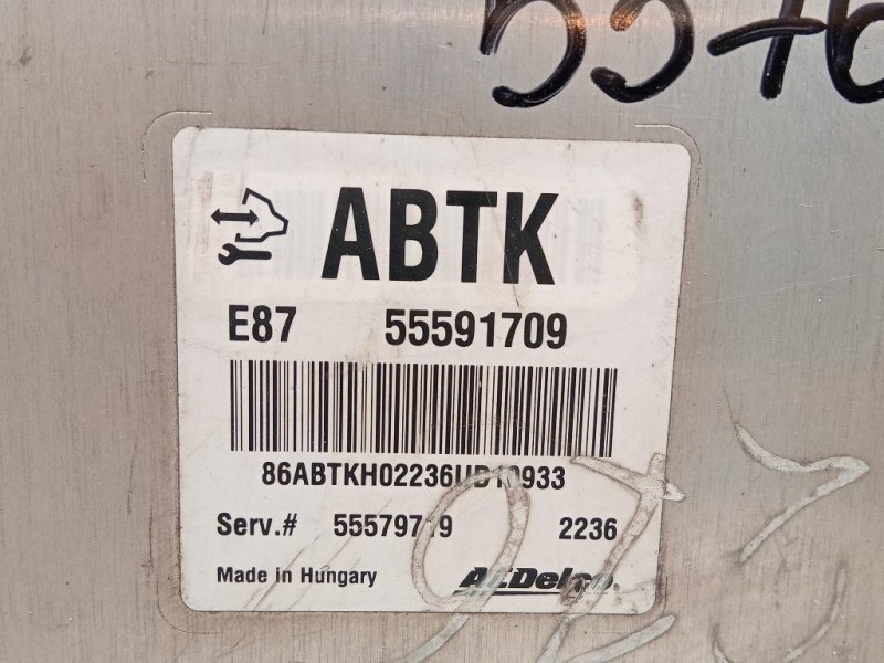 Centralina Iniezione 55591709 Opel Mokka 2013