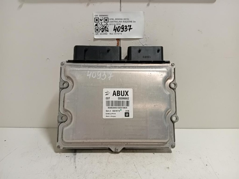 Centralina Iniezione 55596662 Opel Mokka 2013