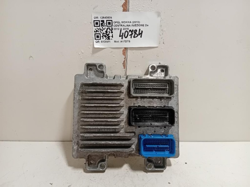 Centralina Iniezione 12643636 Opel Mokka 2013