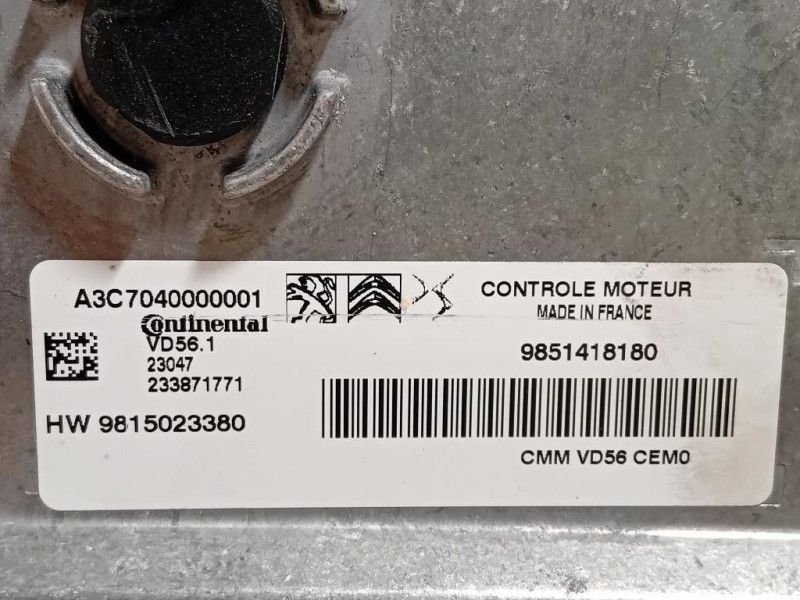 Centralina Iniezione 9851418180 Opel Mokka B 2020