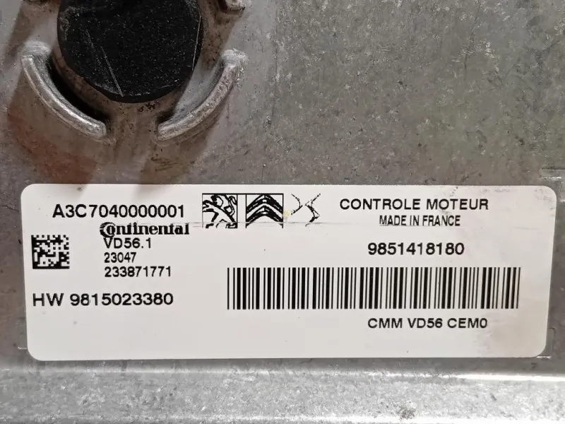 Centralina Iniezione 9851418180 Opel Mokka B 2020