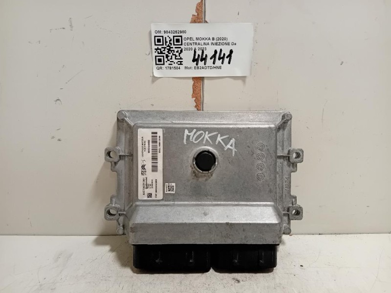 Centralina Iniezione 9843252980 Opel Mokka B 2020