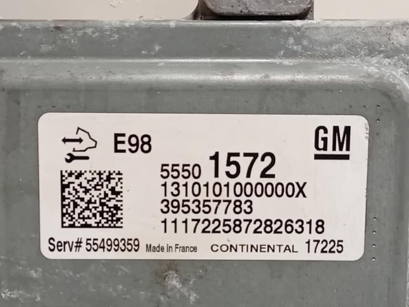 Centralina Iniezione 55501572 Opel Mokka X 2016