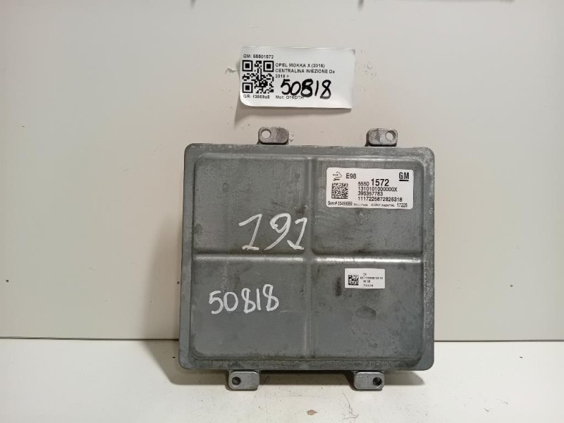 Centralina Iniezione 55501572 Opel Mokka X 2016