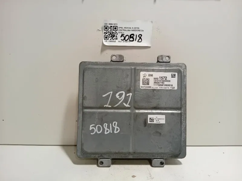Centralina Iniezione 55501572 Opel Mokka X 2016