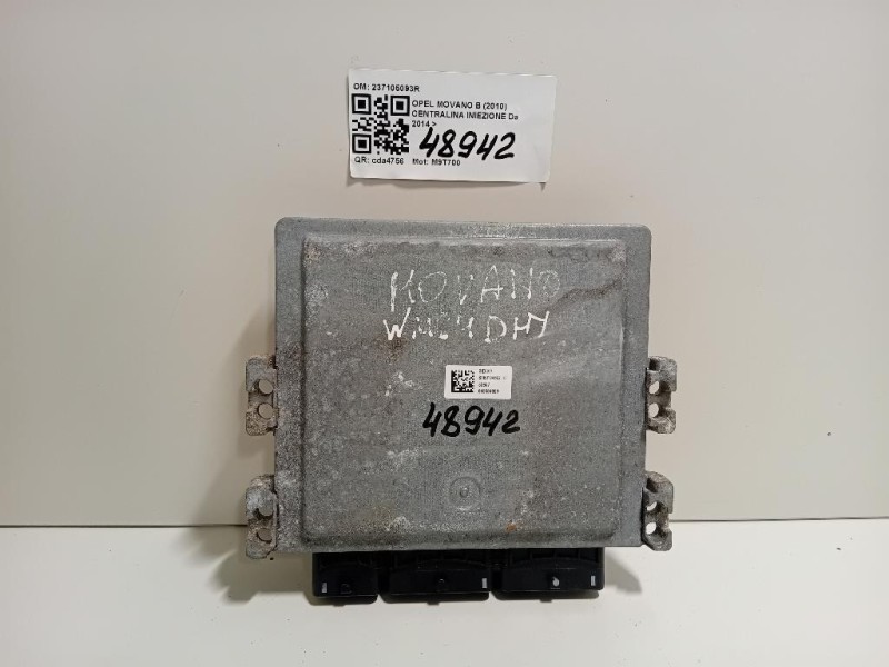Centralina Iniezione 237105093R Opel Movano B 2010