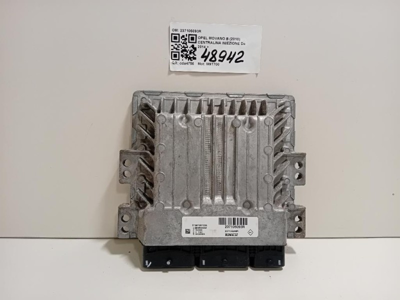 Centralina Iniezione 237105093R Opel Movano B 2010