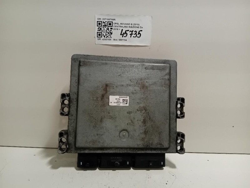 Centralina Iniezione 237108788R Opel Movano B 2010
