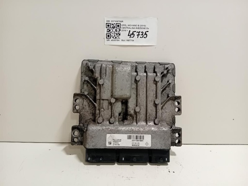 Centralina Iniezione 237108788R Opel Movano B 2010