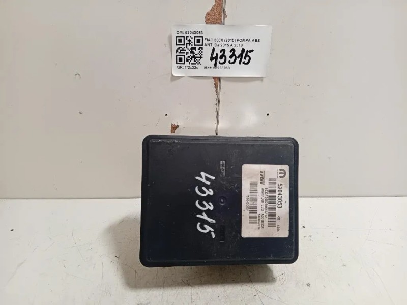 Pompa ABS ANT 52043053 Fiat 500X 2015
