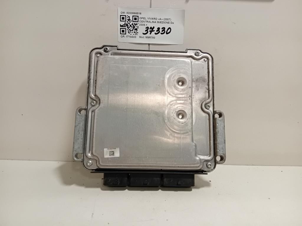 Centralina Iniezione 8200666516 Opel Vivaro A 2007