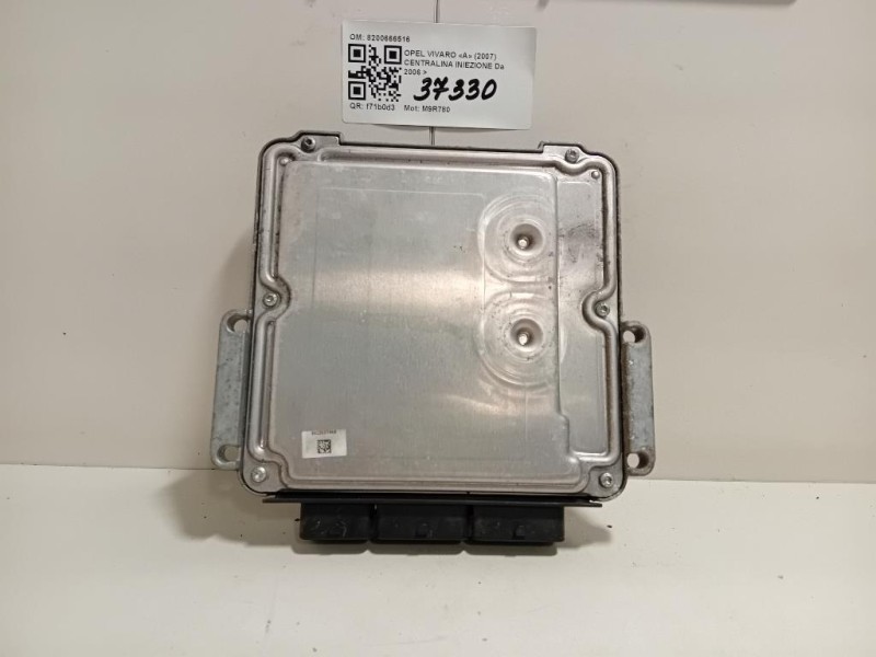 Centralina Iniezione 8200666516 Opel Vivaro A 2007