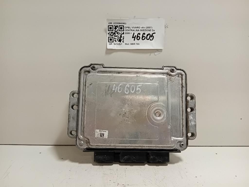 Centralina Iniezione 8200546983 Opel Vivaro A 2007