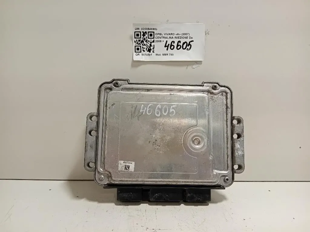 Centralina Iniezione 8200546983 Opel Vivaro A 2007