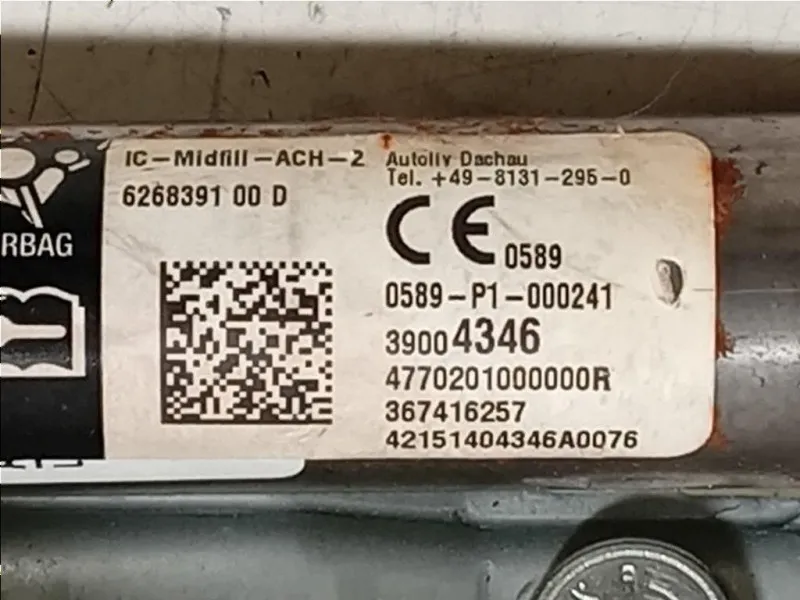 Air-bag A Tendina DX 39004346 626839100 Opel Corsa E 2014