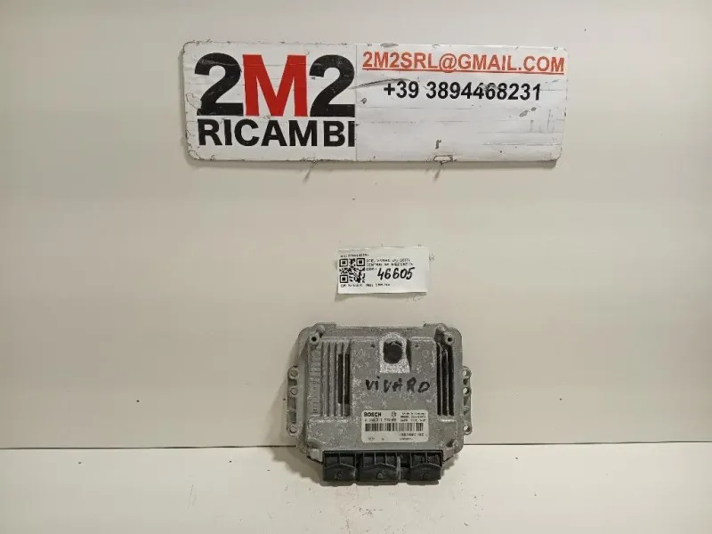 Centralina Iniezione 8200546983 Opel Vivaro A 2007