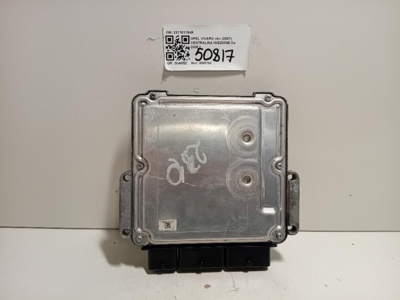 Centralina Iniezione 237101754R Opel Vivaro A 2007