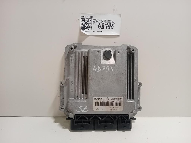Centralina Iniezione 23710175R Opel Vivaro B 2015