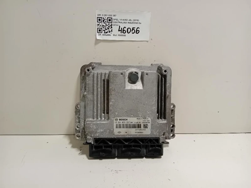 Centralina Iniezione 0 281 033 357 Opel Vivaro B 2015