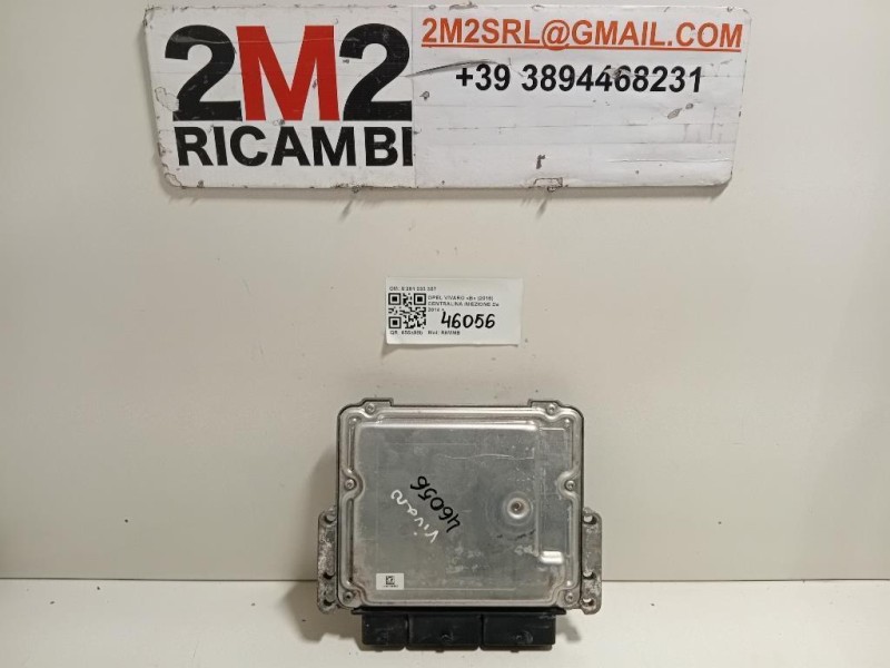 Centralina Iniezione 0 281 033 357 Opel Vivaro B 2015