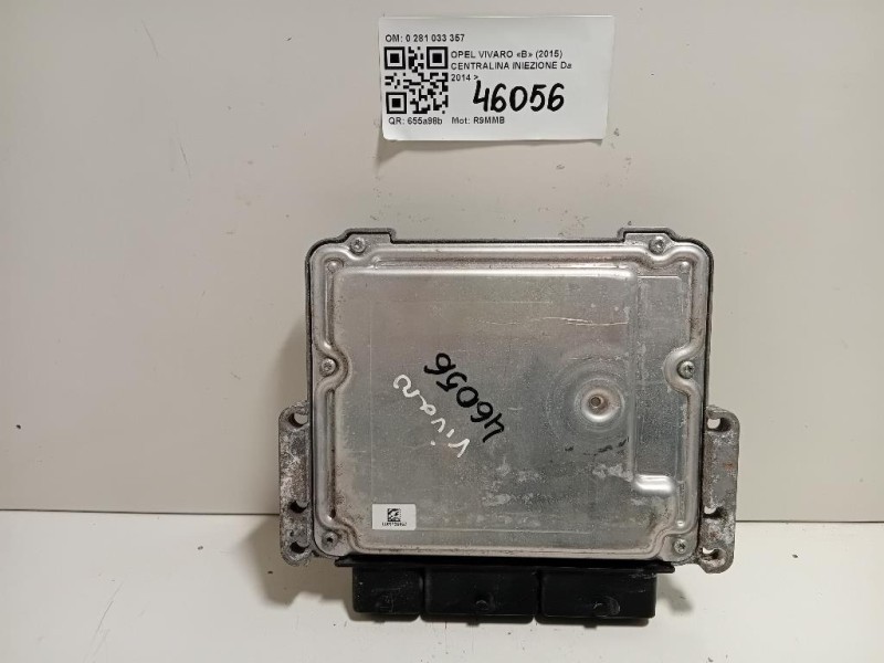 Centralina Iniezione 0 281 033 357 Opel Vivaro B 2015