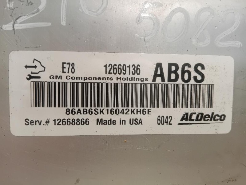 Centralina Iniezione 12669136 Opel Zafira C 2012