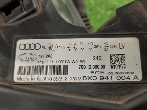 Proiettore ANT DX 8K0 941 004 A Audi A1 8XA Sportback 2012