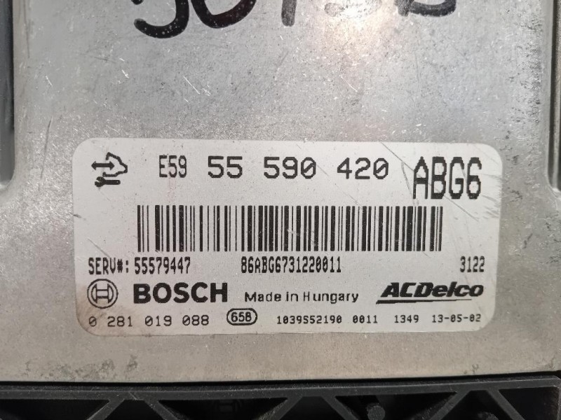 Centralina Iniezione 55590420 Opel Zafira C 2012