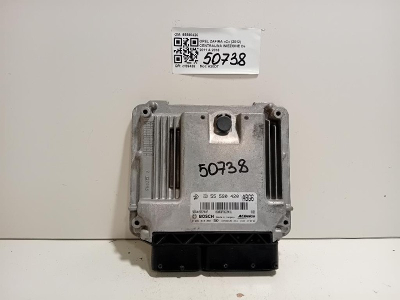 Centralina Iniezione 55590420 Opel Zafira C 2012