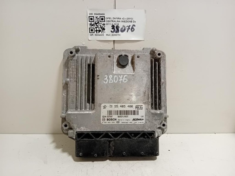 Centralina Iniezione 55485466 Opel Zafira C 2012