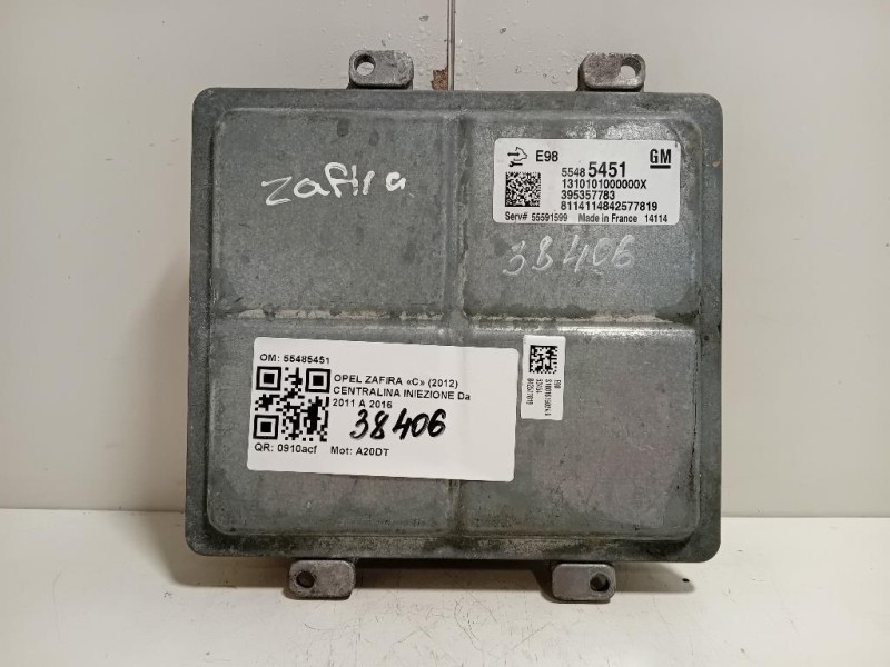 Centralina Iniezione 55485451 Opel Zafira C 2012