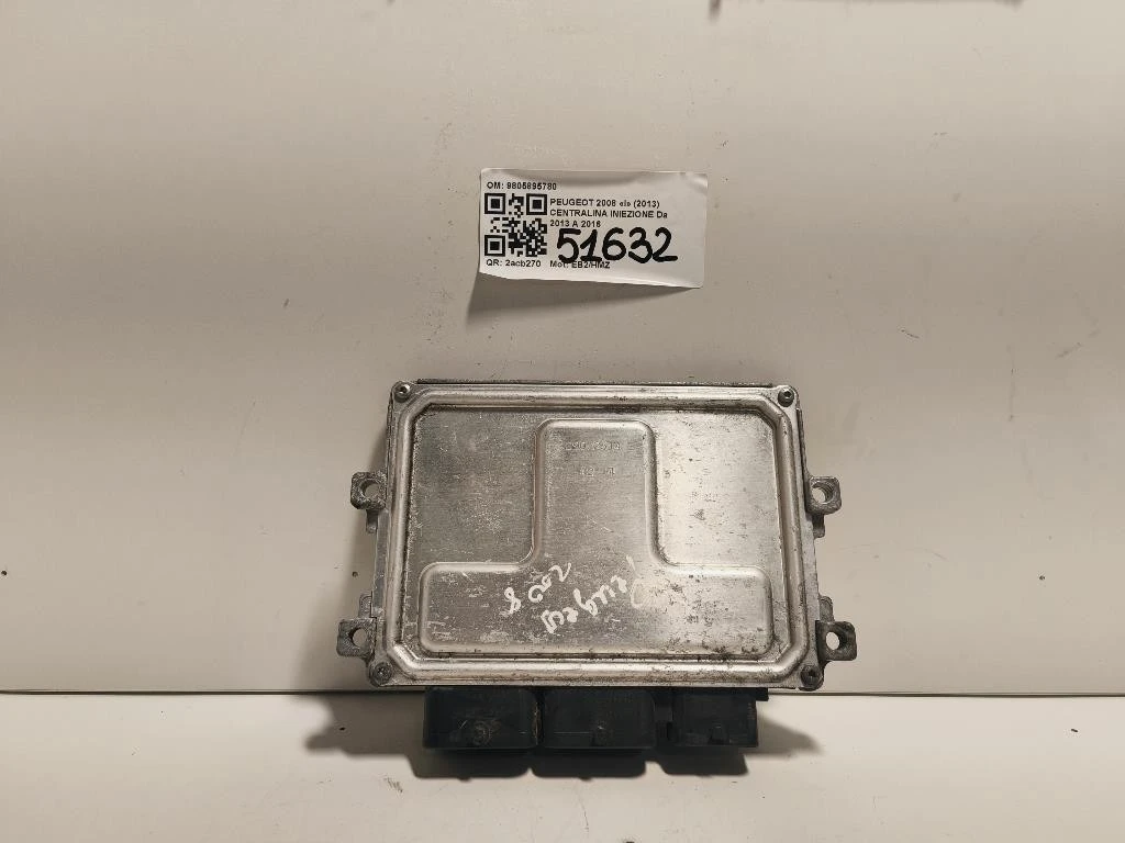 Centralina Iniezione 9805895780 Peugeot 2008 I 2013